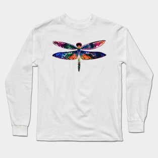 Tie-dye Dragonfly Long Sleeve T-Shirt